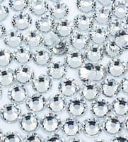 Rhinestone Iron - On Other Sewing Supplies Hotfix Rhinestone Flat Back Crystals - Glass Strass Stones In White AB Shine, Sizes SS3 To SS40 (1.3-8mm) Rhinestone Iron - On Sewing Patches - Foto 7